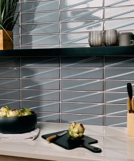 Pulse 3D Ceramic Subway Tile 3x12