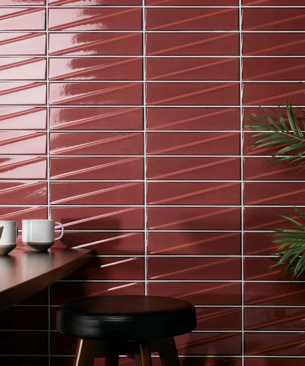 Pulse 3D Ceramic Subway Tile 3x12
