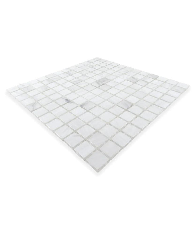 Straight Set Nuance Glass Mosaic Tile 1x1