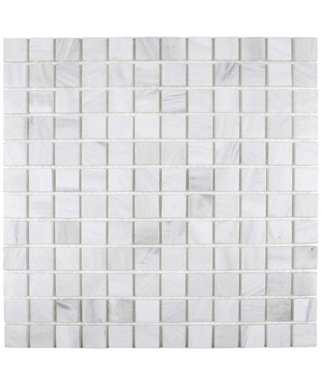 Straight Set Nuance Glass Mosaic Tile 1x1