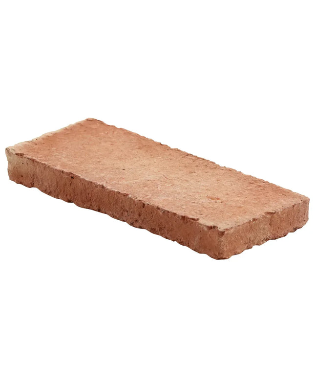 Rectangular red brick on a white background