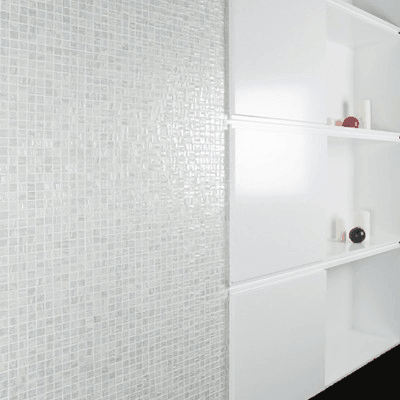 moon squares glass mosaic 1x1 
