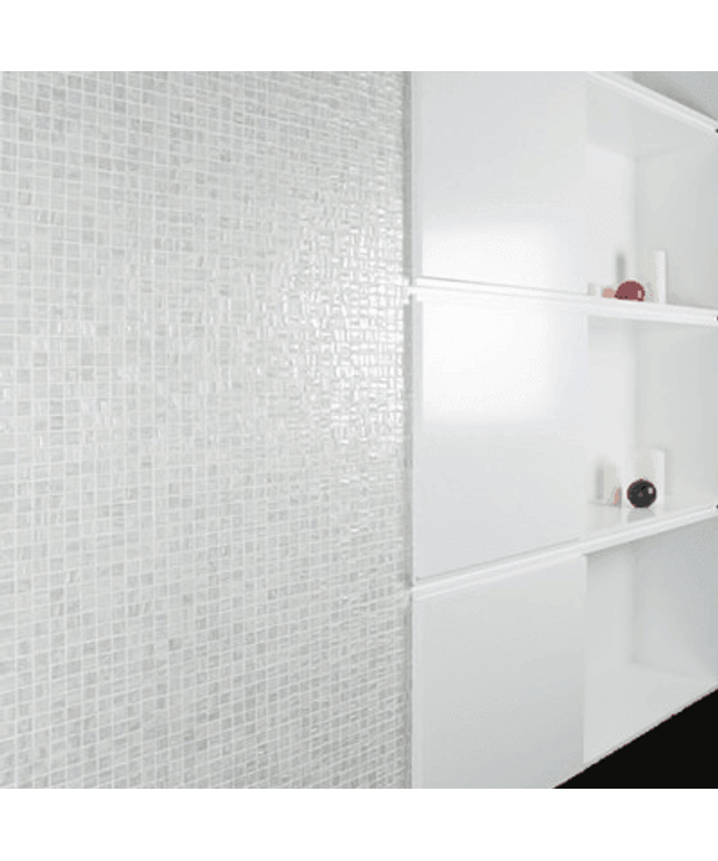 moon squares glass mosaic 1x1 