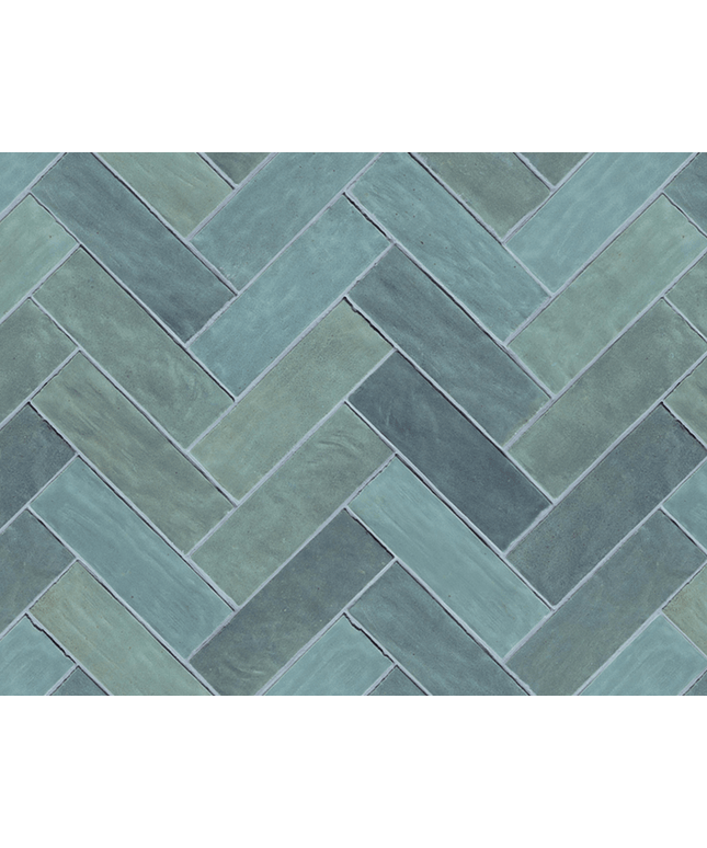 epc harmony riad green glossy 2x8 tiles