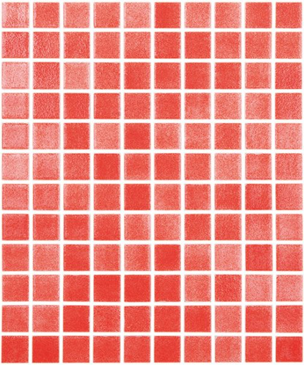 colors niebla squares glass mosaic 1x1 NS rojo