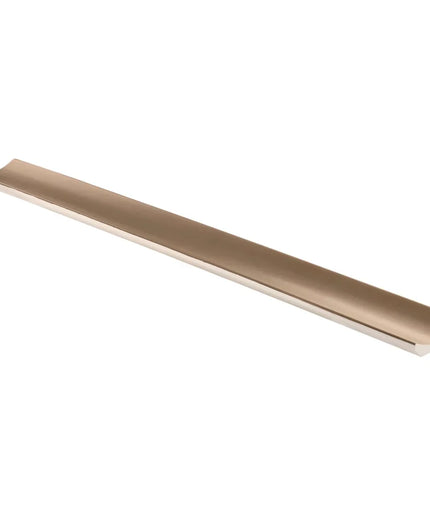 Taupe fluted column tile with curved edge, 4x36 inch ceramic trim for walls or backsplash
