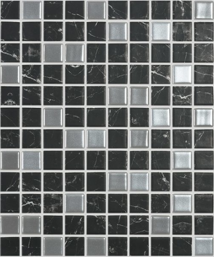 magic squares glass mosaic 1x1 rome blend magic squares