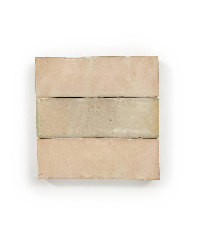 sahara rose 2x6 subway wall tiles