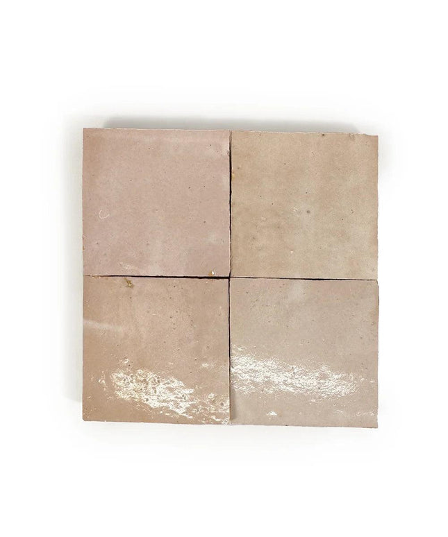 sahara rose 4x4 zellige tiles