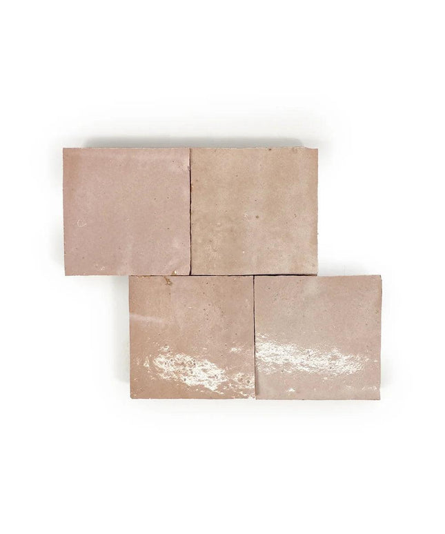 sahara rose wall 4x4 zellige tiles