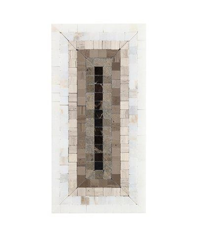 marble tile 4x9  saint laurent brown
