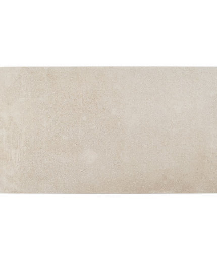 Beige rectangular tile with a subtle gradient on a white background