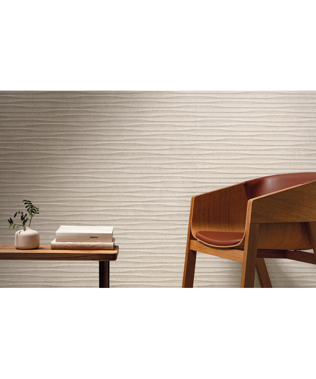 tierra strata dimensional wall tile Silver