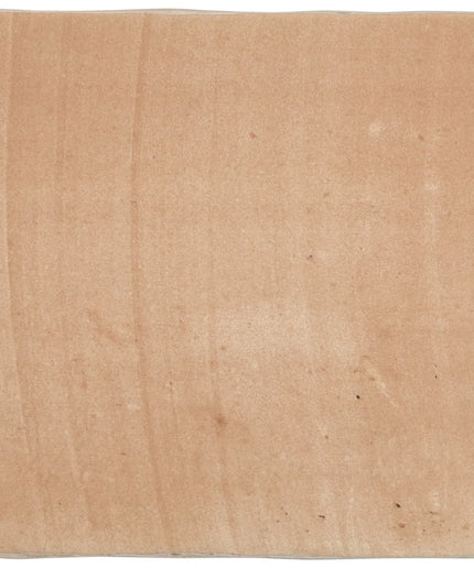 Sand terracotta 9x9 tile with a smooth matte finish, ideal for floors and backsplash