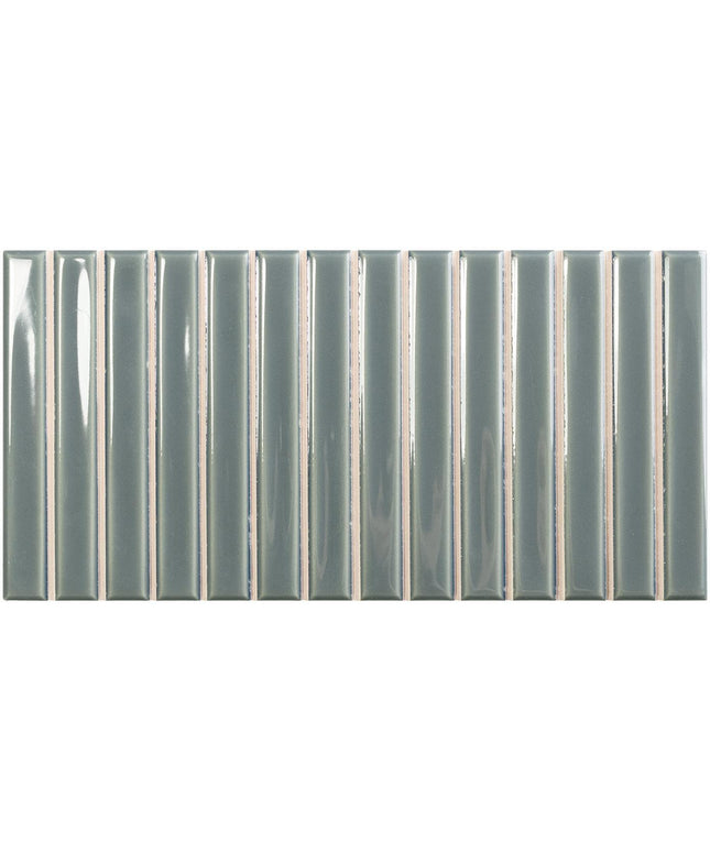 sweet bars ceramic gloss tile 5x10 Fern