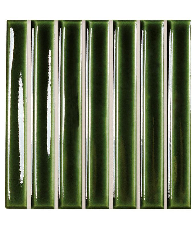 sweet bars ceramic gloss tile 4 6x4 6 Olive
