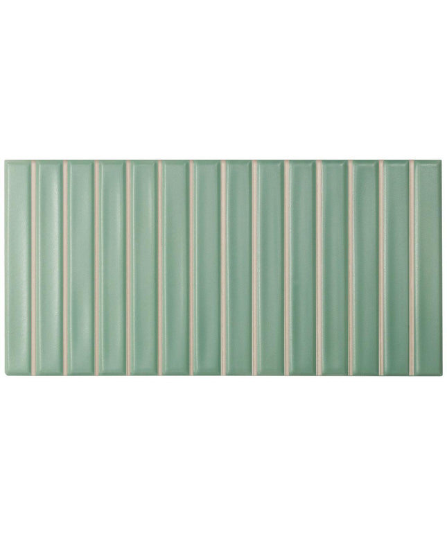 sweet bars ceramic matte tile 5x10 Sage