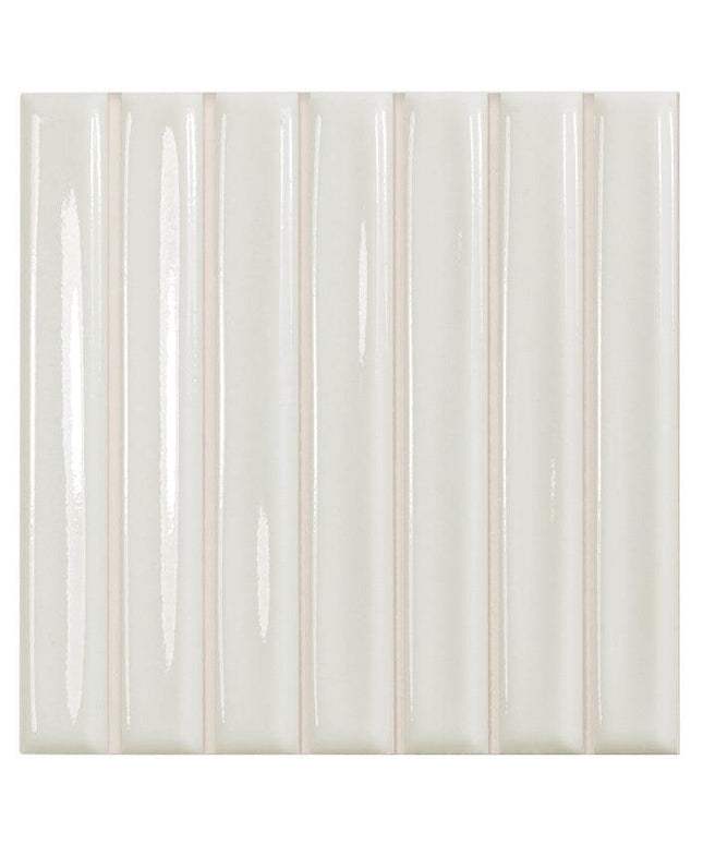 sweet bars ceramic gloss tile 4 6x4 6 White