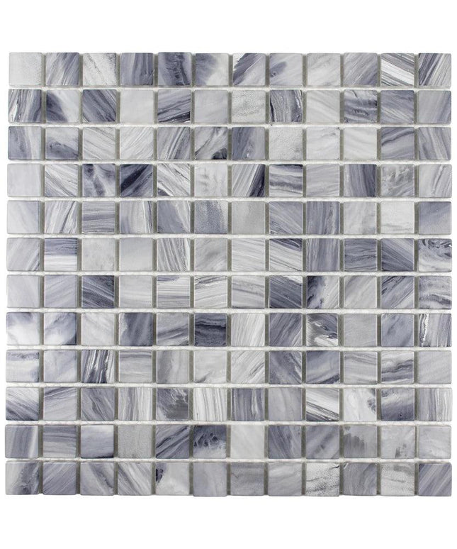 Straight Set Nuance Glass Mosaic Tile 1x1