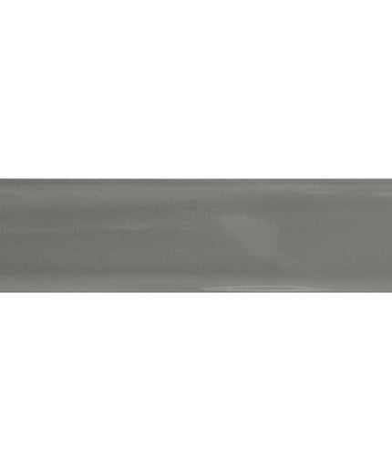 Glossy grey rectangular 3x12 subway tile for backsplash, shower, or wall decor