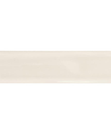 Light cream 3x12 rectangle tile with glossy finish for backsplash or bathroom walls