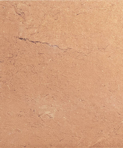 A square sample of textured terracotta or clay tile showing a warm brownish-orange surface with subtle natural variation and fine grain.