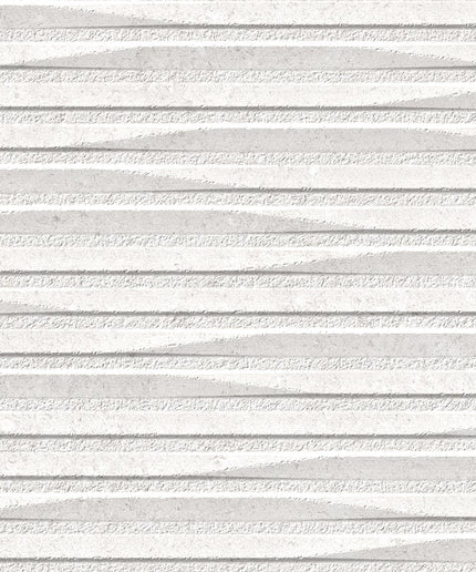 tierra strata dimensional wall tile White