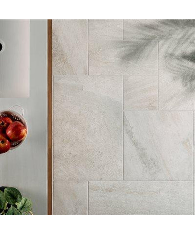 smoke white floor tiles french pattern