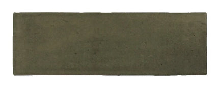Glossy green rectangular tile, 2x6 size, ideal for kitchen backsplash or bathroom walls