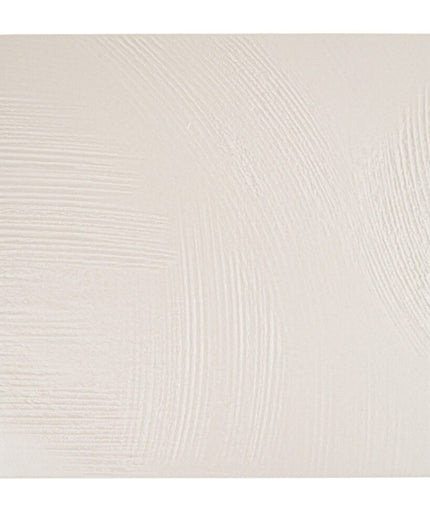 Matte white porcelain tile with subtle plaster-like textured surface, 7x7 inch square