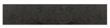 Rectangular charcoal matte tile, 2.5x12, textured ceramic for backsplash or flooring