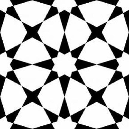 Black and white geometric pattern