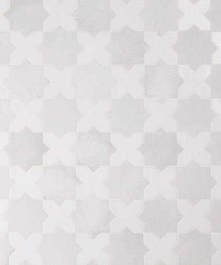 Malta Star & Cross Porcelain Tile Matte & Polished 6x6