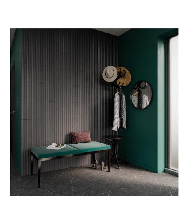 stripes transition stone look matte 3x12 Stripes Transition Stone Look White