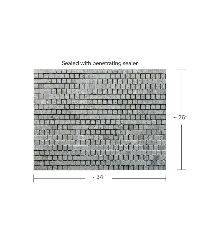 sukabumi select offset mosaic tile honed 1.25 x 1.25