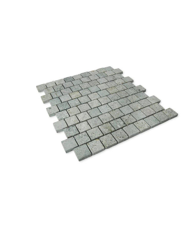sukabumi offset honed tile 1.25 x 1.25 mosaic