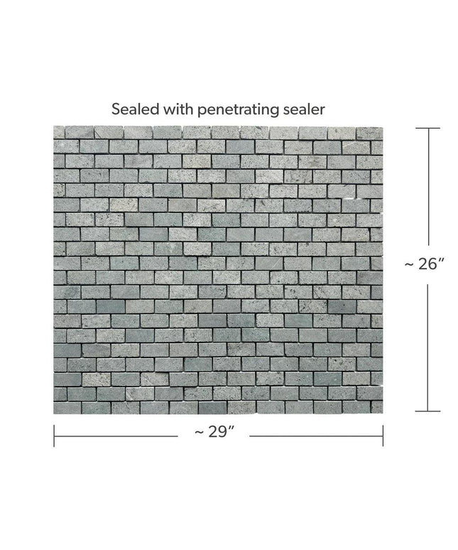 sukabumi offset honed 1.25 x 2.5 select mosaic tile