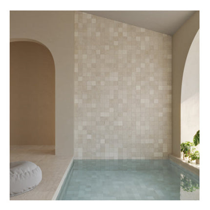 sukabumi wellness porcelain tile 4 3x4 3 Sukabumi White