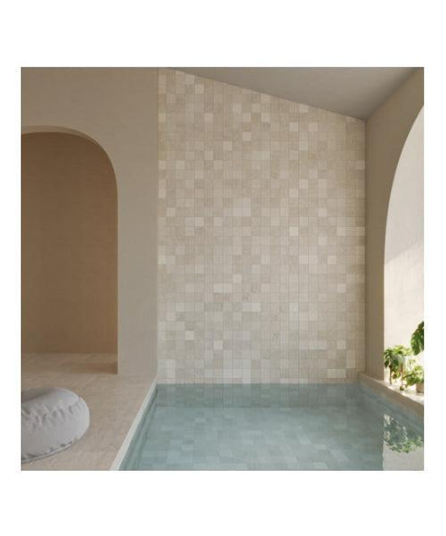 sukabumi wellness porcelain tile 4 3x4 3 Sukabumi White
