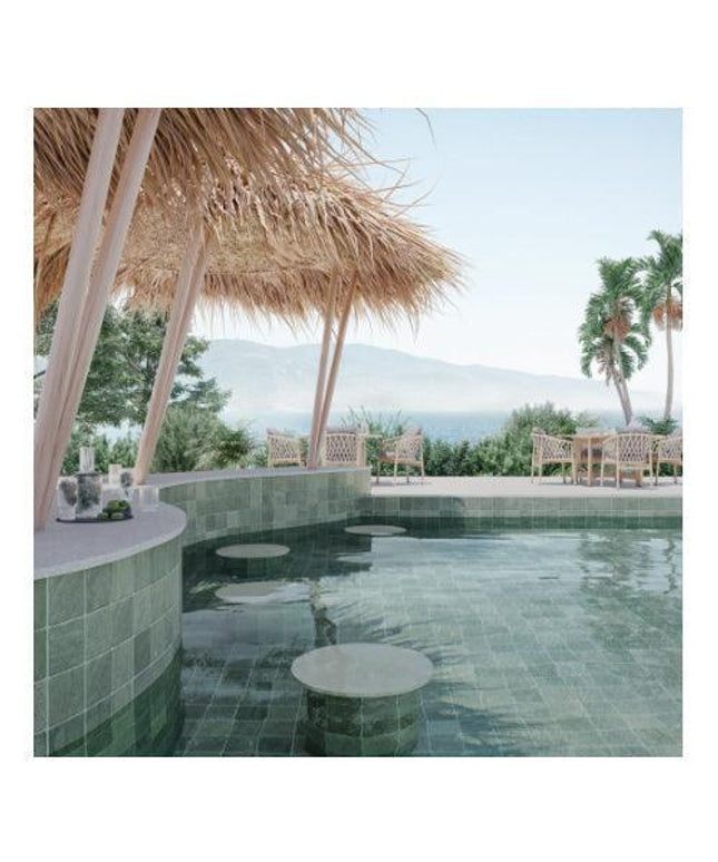 sukabumi wellness porcelain tile 4 3x4 3 Sukabumi Graphite