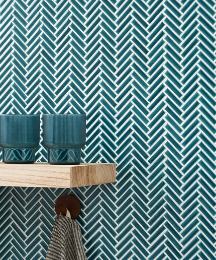 teal-crackled-glossy-herringbone-tile-11x11-wall