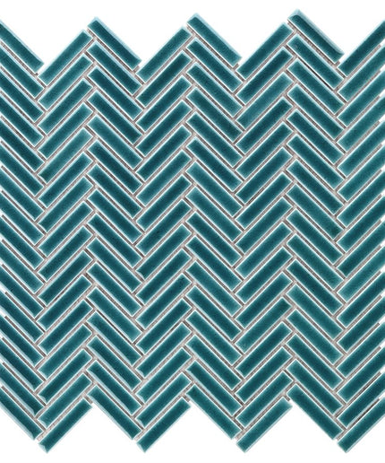 teal-crackled-glossy-herringbone-tile-11x11-walls