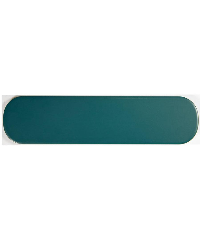 grace o rounded ceramic tile 3x12 Teal O Rounded