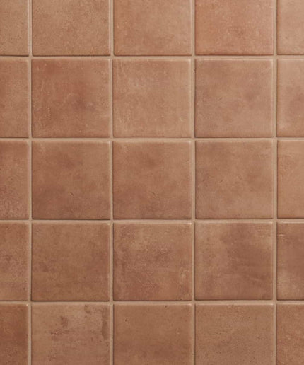 Pattern of brown square tiles