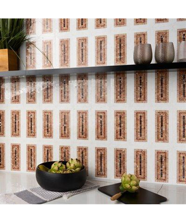 marble tile 4x9 terra rosa wall tiles