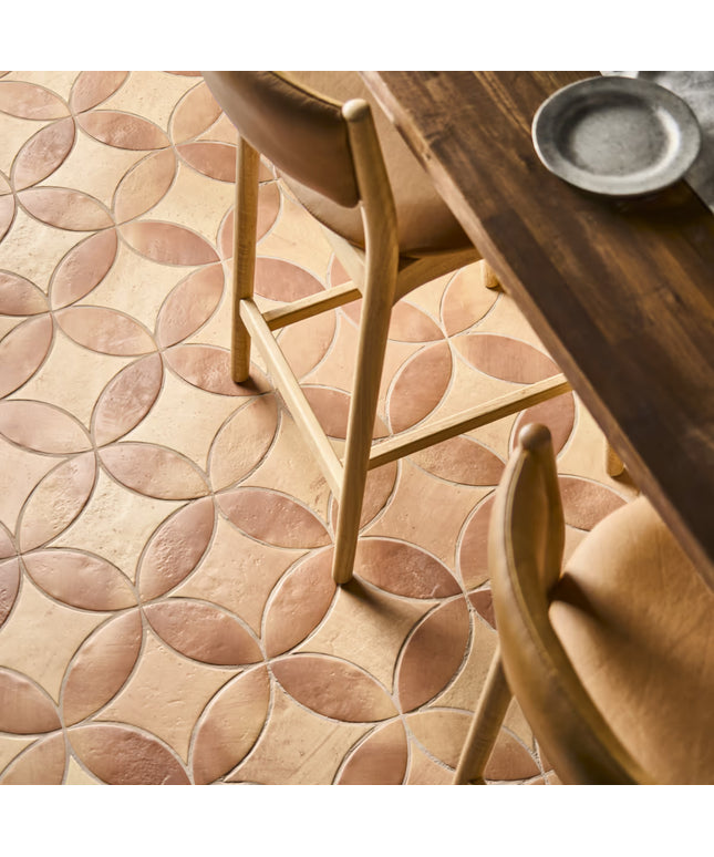 terracotta-peach-3x8-petal-6x6-tile-Chamartin-floors