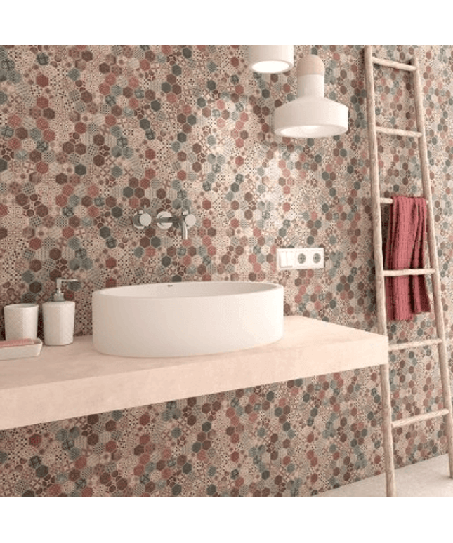 terre hexagon glass mosaic 1 4x1 4 
