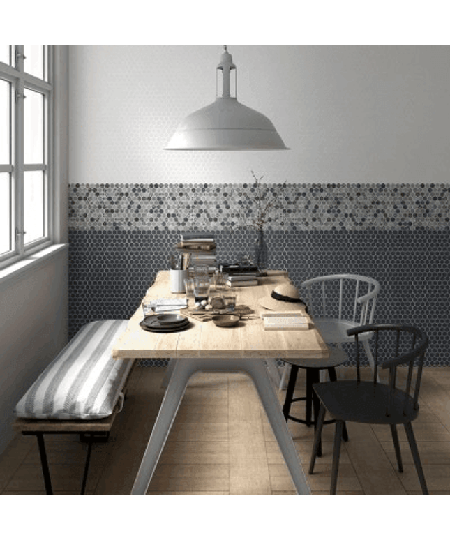 terre hexagon glass mosaic 1 4x1 4 