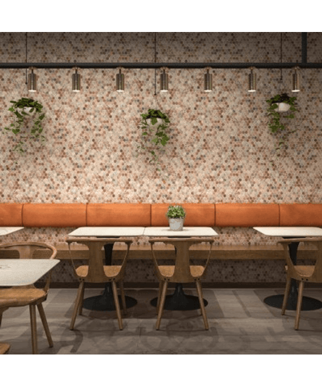 terre hexagon glass mosaic 1 4x1 4 