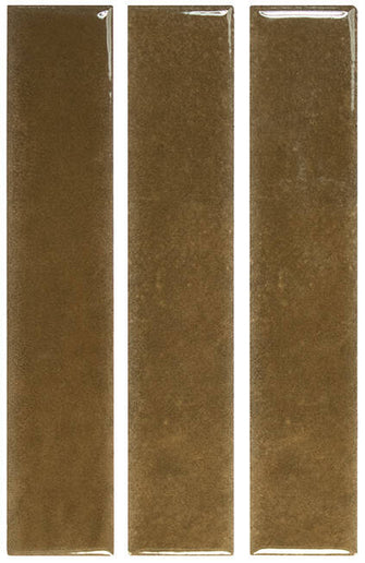 Glossy toffee brown subway tiles for kitchen backsplash or bathroom walls